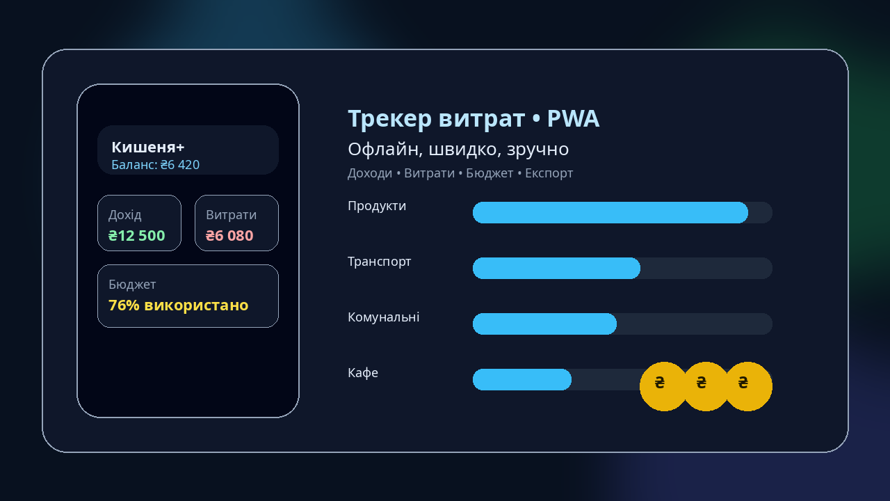 Ілюстрація трекера витрат